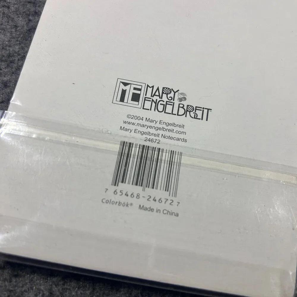 MARY ENGELBREIT NOTE CARDS & ENVELOPES, TO‎ IMAGINE IS EVERYTHING, NIP